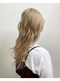 【ロング】ホワイト系ブロンド☆