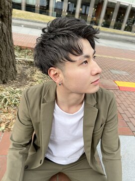 ラボー ノースプラザ店(LA'BO) グレージュメンズヘア