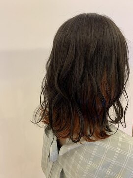 ネオヘアー 東向島店(NEO Hair) オレンジ/インナーカラー/モテ