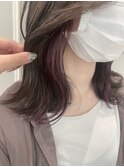 イヤリングカラーで上品な仕上がりに
