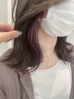 イヤリングカラーで上品な仕上がりに
