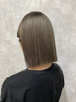 シールドヘアプロデュース(C’LD hair produce) 【 C’LD 】お客様スタイル_切りっぱなしボブ最近はストレート？