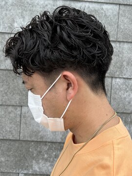 ニアウ 伊勢崎連取店(Niau) メンズマッシュパーマツイストスパイラルパーマ波巻きパーマ