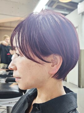 メリケンビューティーパーラー コウベ(MERICAN BEAUTY PARLOR KOBE) 前髪×耳かけ×コンパクトショート(tomo)