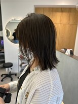 ルネ 北千住(Renee)&nbsp;オリーブグレージュ_切りっぱなしボブ_タンバルモリ