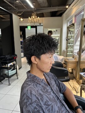 アイズ 海老名(AIZU) スパイキーショート　ザクザクショート　ボックスショート