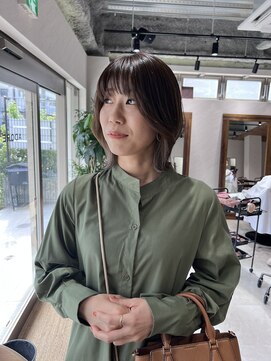 アドア 横浜(ADORE) 【ADORE横浜】インナーカラー×ミルクティーグレー