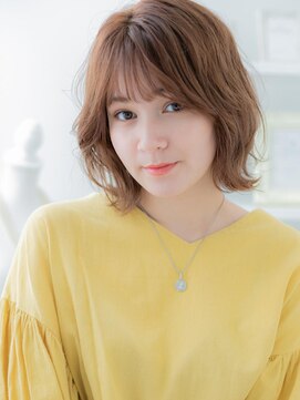 モッズヘア 越谷(mod's hair) 大人ハイライトカラー外国人風くびれボブTb4越谷20代30代40代