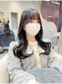 □ 韓国大宮顔周りレイヤーカットヨシンモリワンホンヘア