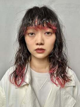 リンネ(Lin'ne) スパイラルパーマ/エンドカラー/個性派