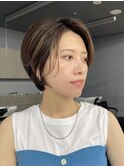 ショートカール/シアカラー/銀座/30代/40代