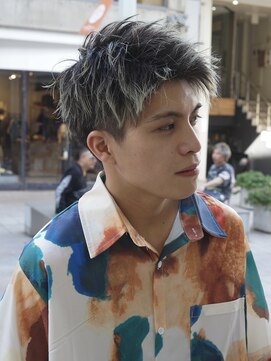 ボブ 金沢(BOB) メンズスパイキーショートハイトーン