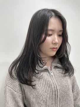 アンリ(Anli) 《Anli＊Rina》“レイヤーロング&グレージュ”