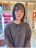 髪質改善矯正x顔まわりレイヤー
