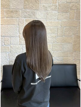 ヴァン カウンシル 川口店(VAN COUNCIL) くすみベージュロング【東川口　艶カラー】