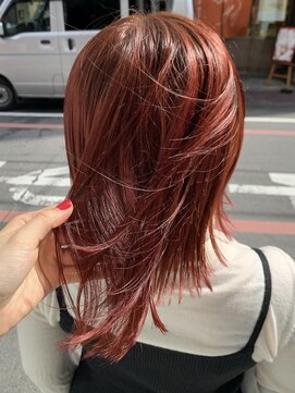 ナリー(Nary) レッドカラー/土田/Nary六角/京都美容室