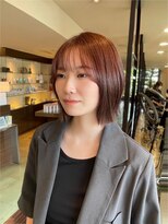 ミラートーク(MIRROR TALK) オレンジブラウン×ボブ