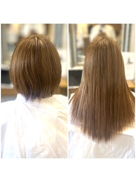 ヘアーサロン ポラリス(POLARIS) MIXエクステ　長さ出し