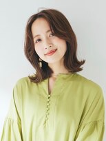 エトル バイ コムマティス 恵比寿駅前店(etre by comme Matisse)&nbsp;小顔カット×透明感カラー[恵比寿駅/髪質改善/オリーブグレー]