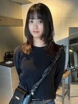 アンフェインド02(UNFEIGNED 02)&nbsp;レイヤーカット/黒髪カタログ/クラゲヘアー/小顔/名駅/伏見/栄