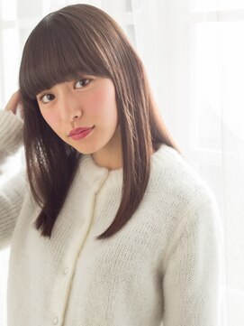 トレ(TRE) TRE南流山 ラウンドバング×ココアブラウン小顔艶ストレートf