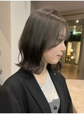 栄外ハネナチュラル大人可愛い韓国ボブ