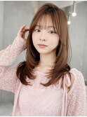 韓国顔周り/ハイレイヤー/ミディアムレイヤーカット/川崎87