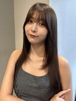 トリッカ シブヤ(TRICCA SHIBUYA) ザグザグレイヤーカット顔まわりカット顔まわりレイヤーロング