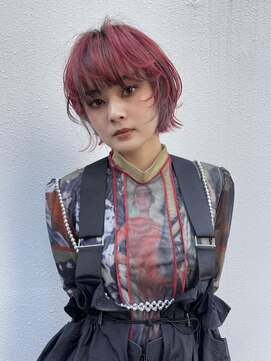 テトラ バイ ネオリーブ 横浜西口店(tetra by neolive) レイヤーボブインナーカラーデザインカラー横浜駅N