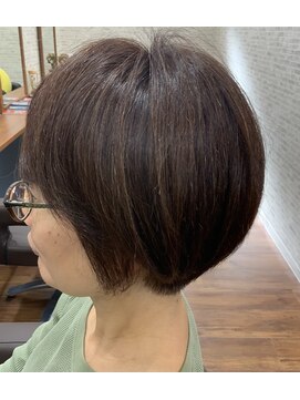 カミイロキレイ ノンジアミンカラー×丸みショート