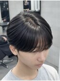 シースルーマッシュ/韓国/メンズカット