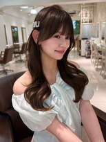 フォルテ 表参道店(FORTE) くびれレイヤー/ラテグレージュ/韓国巻き/顔周りカット
