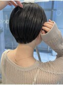 20代30代前髪なしショートハンサムショート丸みショートレイヤー