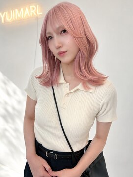 ユイマァル 倉敷(YUIMARL) 倉敷ハイトーン20代30代40代ブリーチパステルピンクベージュ