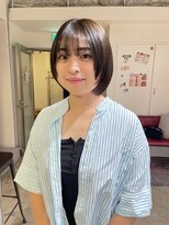 ノル 栄矢場町(nol)&nbsp;レイヤーボブ × オリーブベージュ