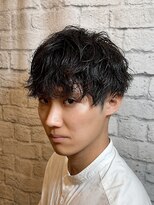 グレイスフルバーバー 新宿パークタワー店&nbsp;30代新宿メンズ◎理容室で無造作ニュアンスパーマ