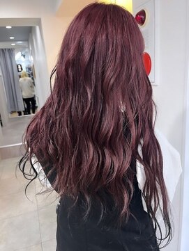 サニー 西中島店(sunny.) ワインレッド+ブラック