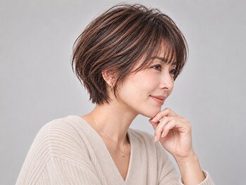 エルピス 大和店(elpis)の写真/【すきバサミを使わない手触りカット￥6600→4400】生えぐせや毛流れをみて的確な顔まわりで似合わせます！