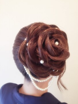 マチュレ(Mature) 【ヘアセット専門店Mature】バラ編み込み