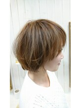 ヘアー クチュリエ ビーホワイト(hair couturier B:white) 王道のラウンドショートボブ