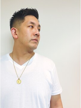 メリケンバーバーショップ フクオカ(MERICAN BARBERSHOP FUK) クラウドマッシュテクノセミウェットワイルドツーブロック25