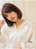 抜け感小顔ボブ/髪質改善/30代/40代/50代/60代/グレイヘア