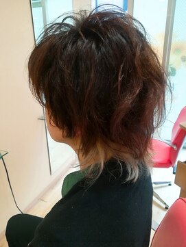 エイチエアー アルファ H'air alfa つつじヶ丘北口店 レイヤーウルフ