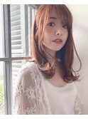 大人ガーリーヘアスタイル×ラベンダーピンクカラー◎30代40代