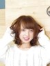 ☆平日限定☆トップや前髪にオススメ　カット＋ポイントパーマ　￥9460⇒7568