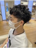 メンズ スパイラルパーマ