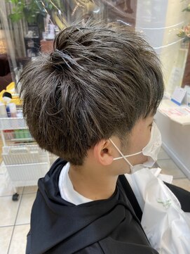 クオリス 上板橋店(QUALIS) ショートマッシュ /アッシュベージュ/束感ショート