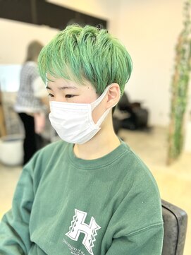 ノチ(Noci) 【志治幸佳】ショート/グリーン/緑