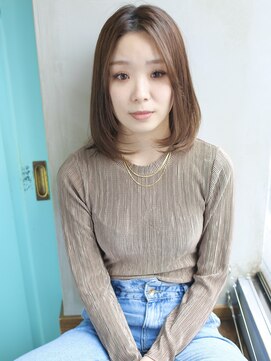 バース(BIRTH) 天神【BIRTH】ナチュラルストレートワンカールミディ