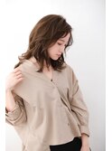 【SENSE beauty salon】stylist鈴木　ナチュラル外ハネミディ